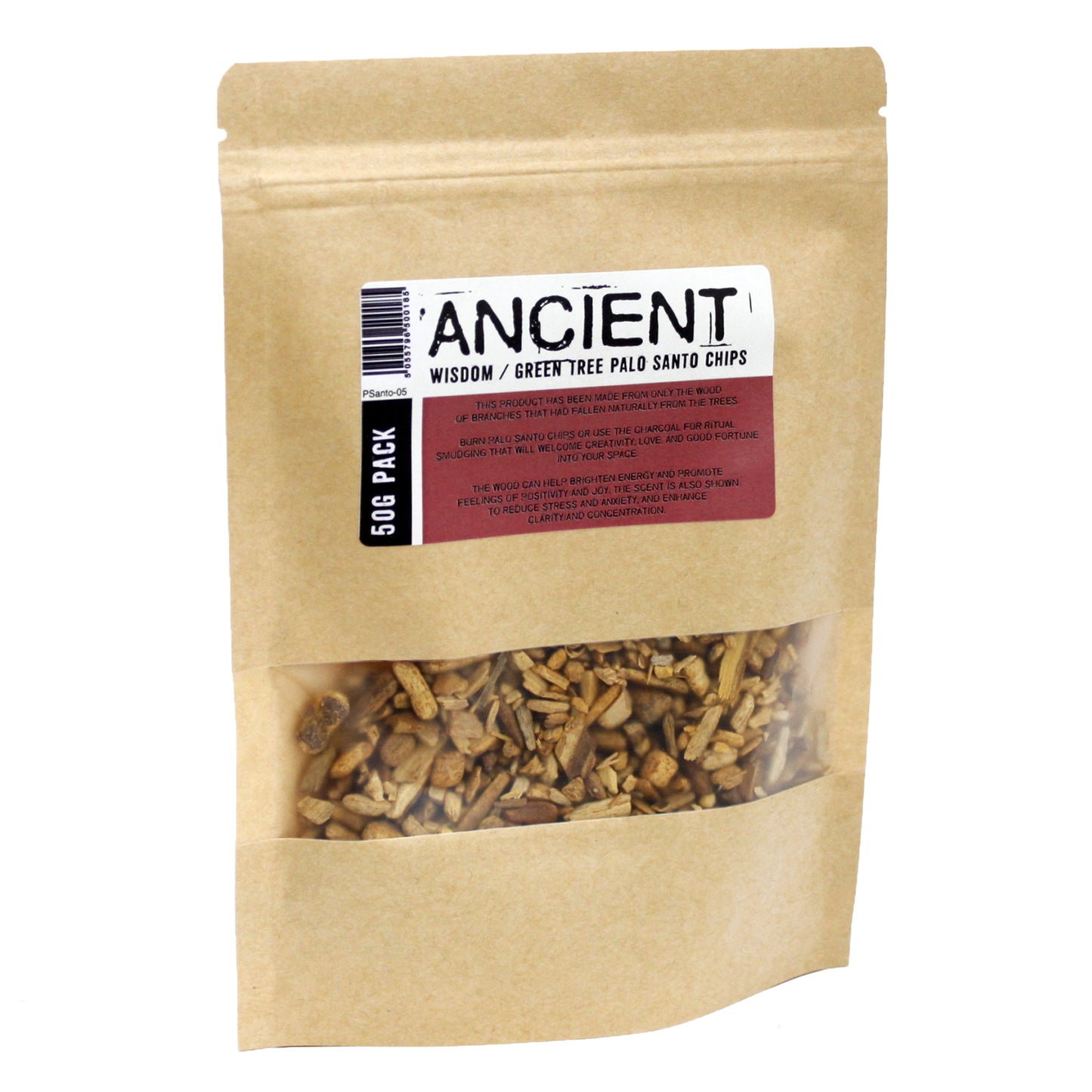 50g Trozos de árbol verde de palo santo-50gr.