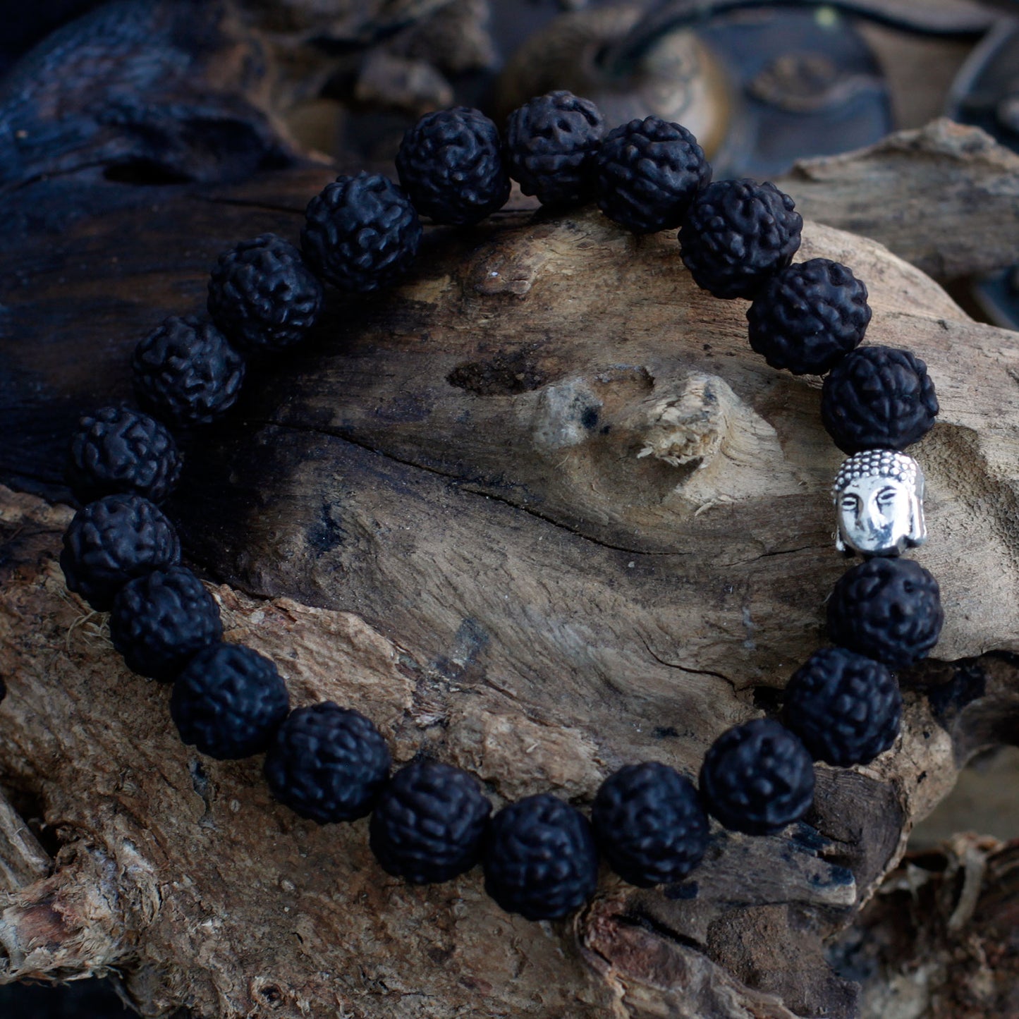 Brazalete Buda Japa Mala-Oscuro