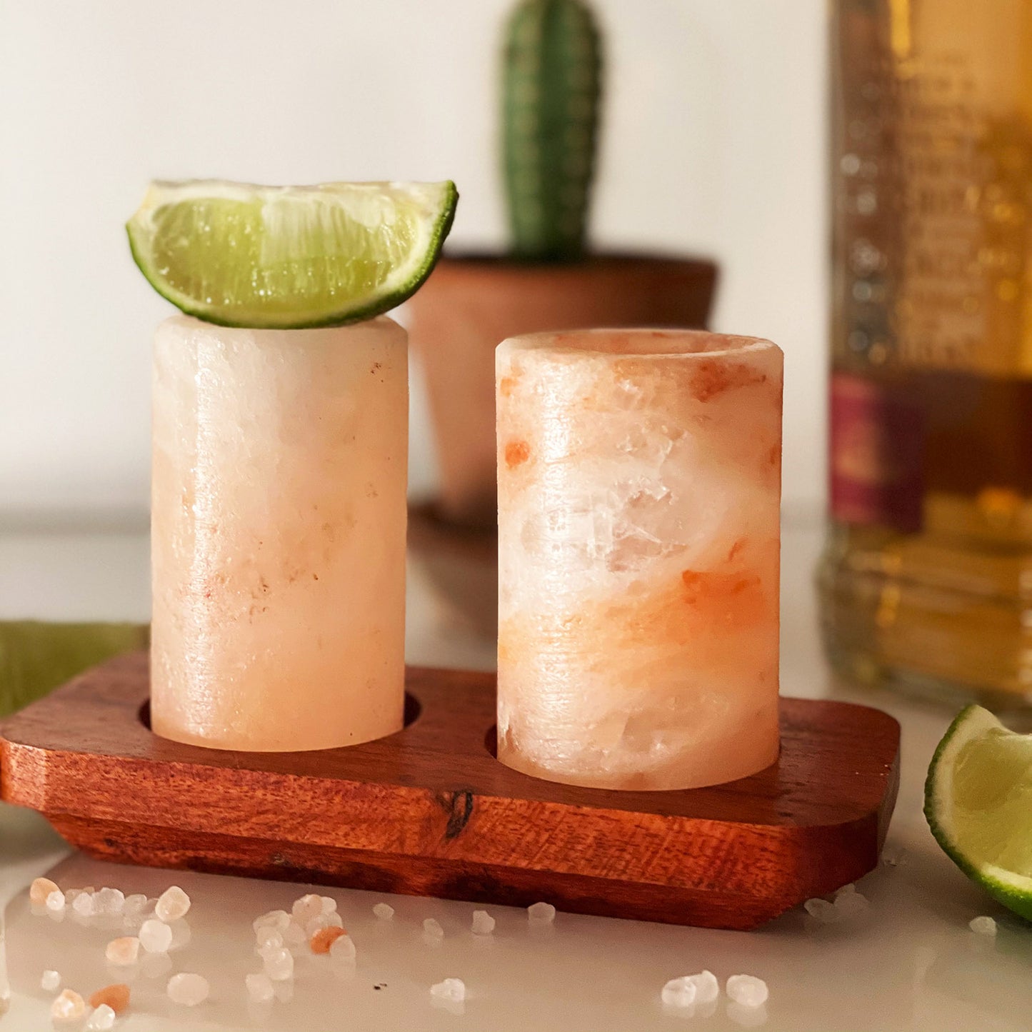 Juego de 2 vasos de chupito de sal
