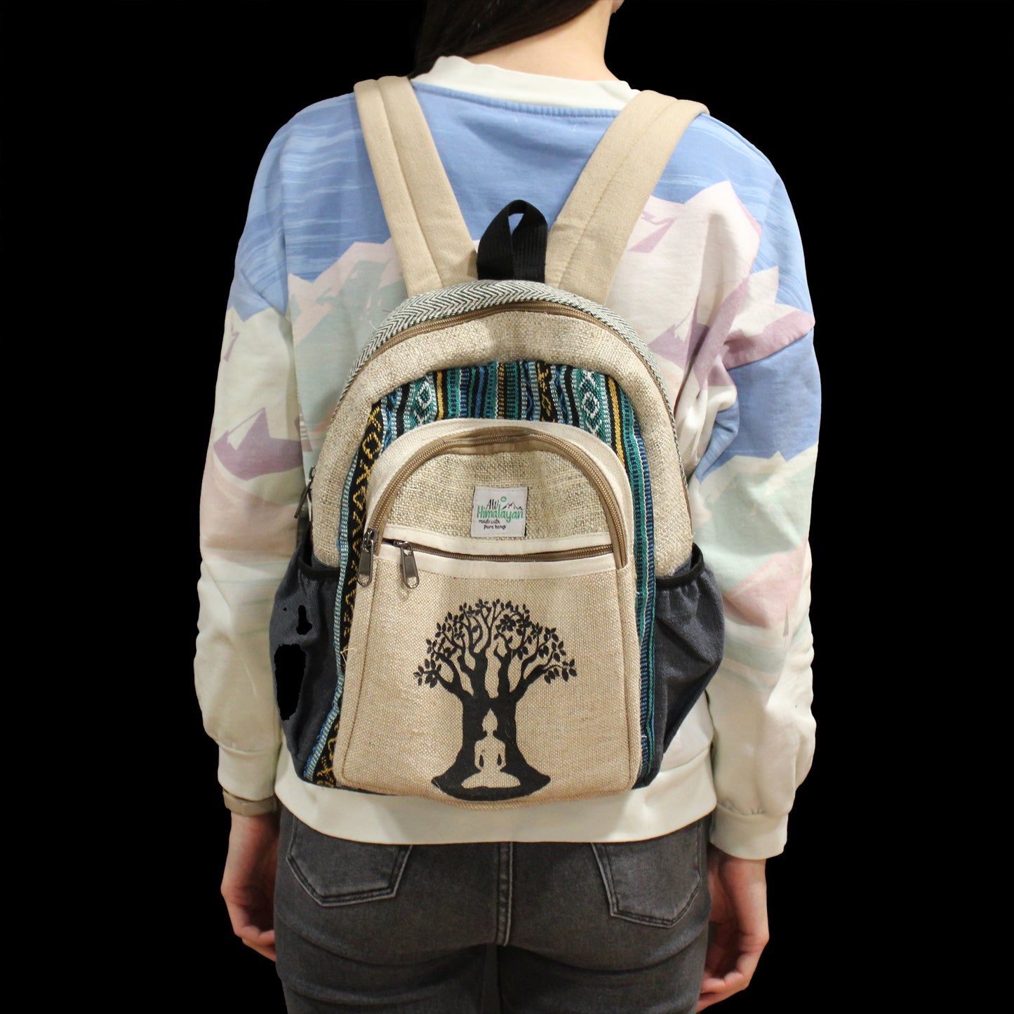 Mochila Pequeña De Cáñamo