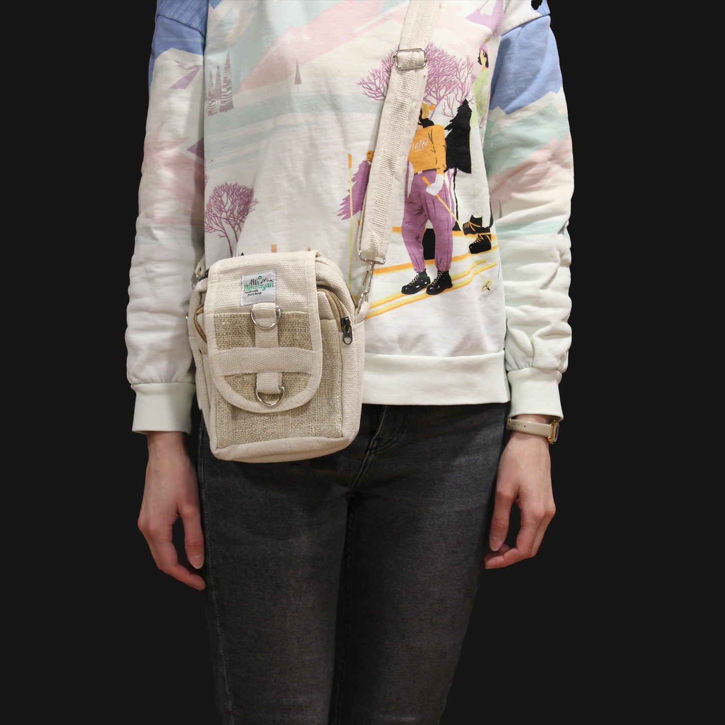 Bolsa de viaje Body-Cross de cáñamo