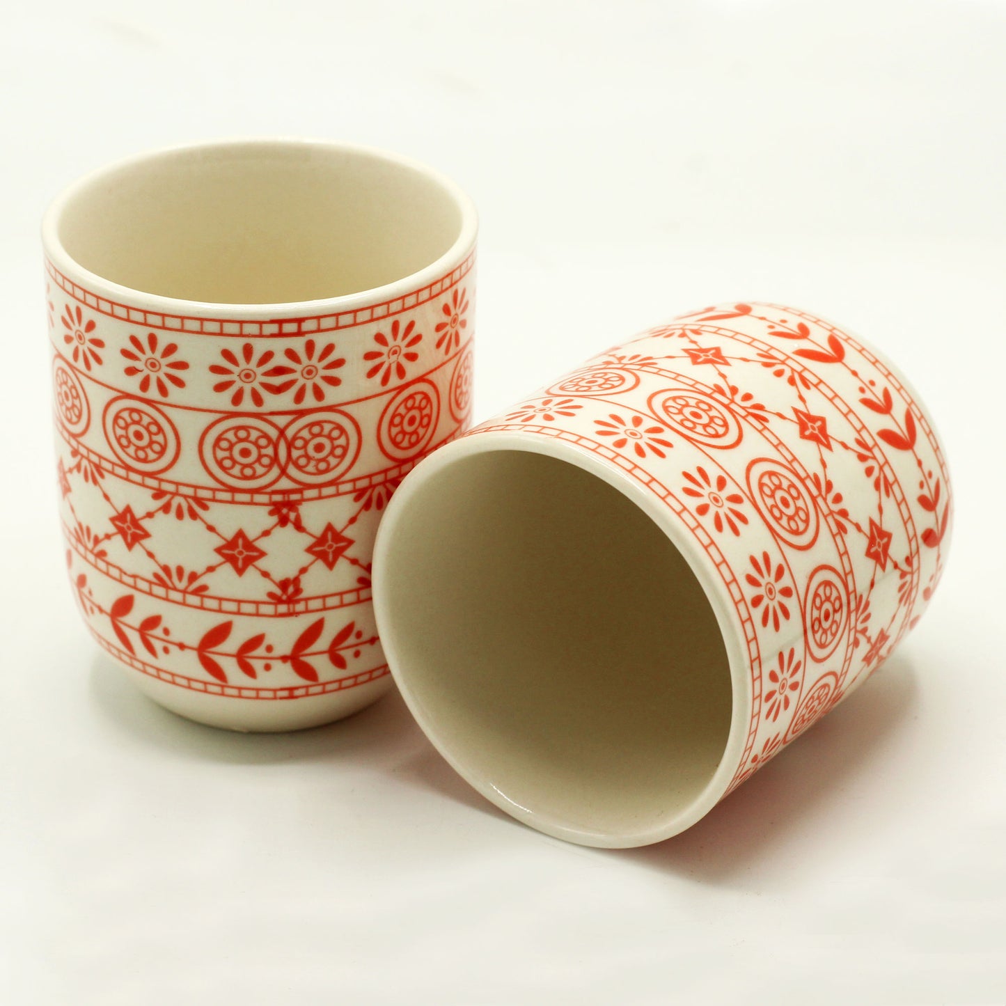 6x Tazas de te - Mosaico Ambar
