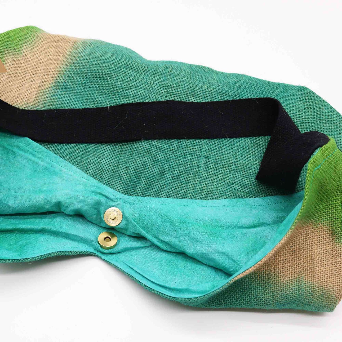 Bolso de hombro- Verde azulado