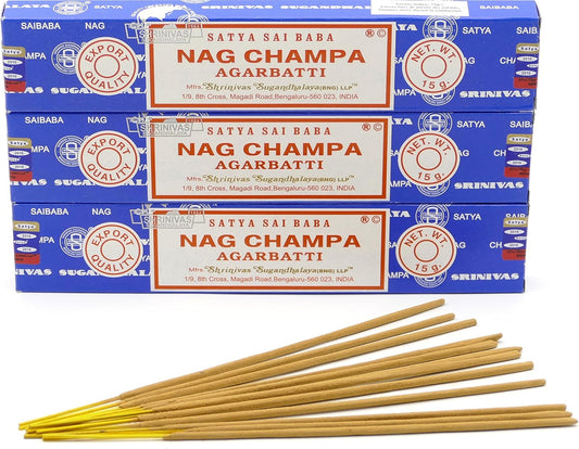 Incienso Nag Champa x 6 cajas de 15 gr. cada una