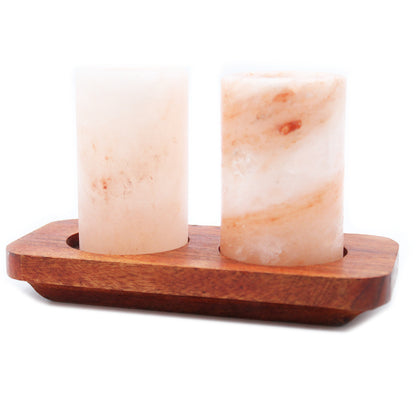 Juego de 2 vasos de chupito de sal