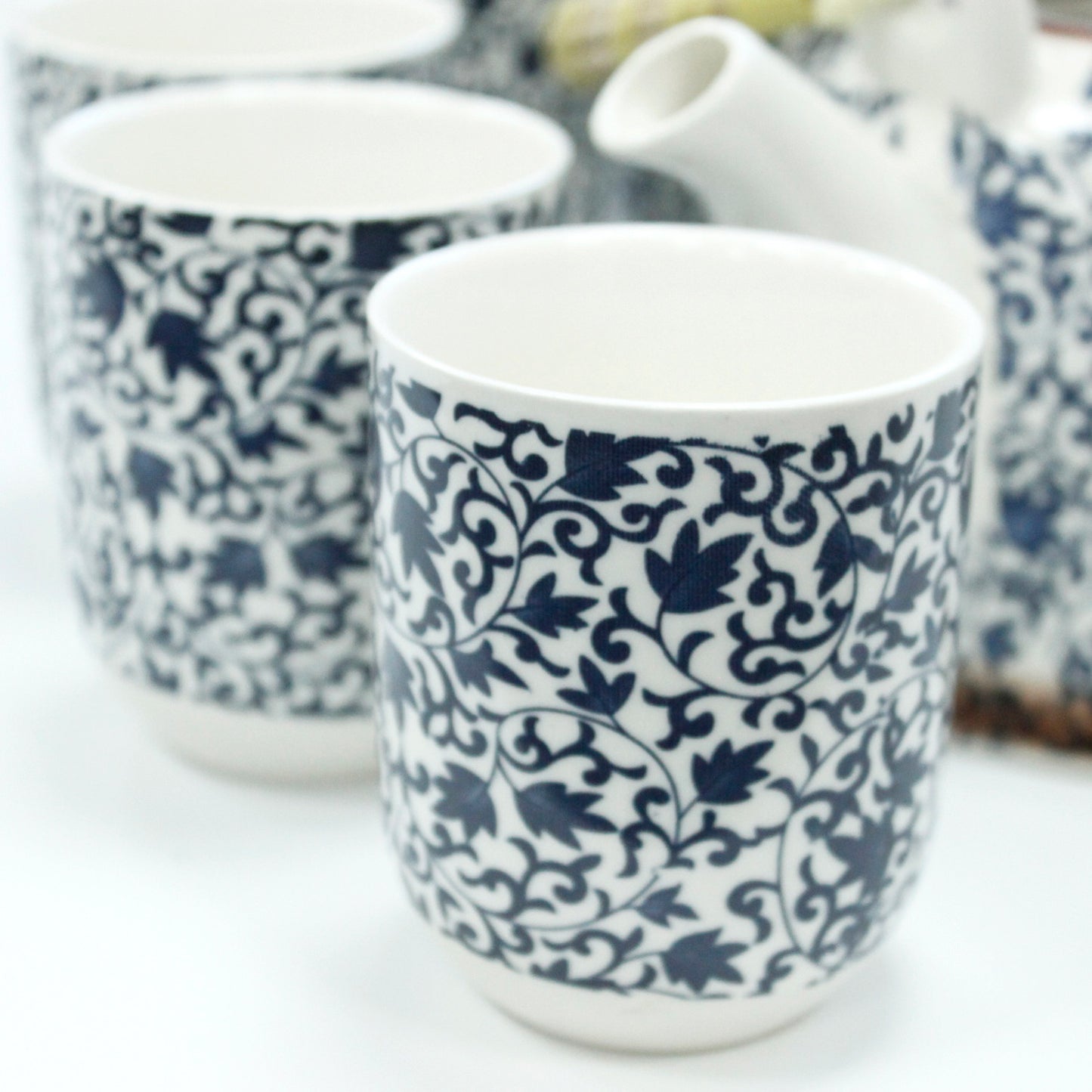 Set de tetera - Mosaico azul