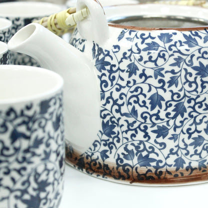 Set de tetera - Mosaico azul