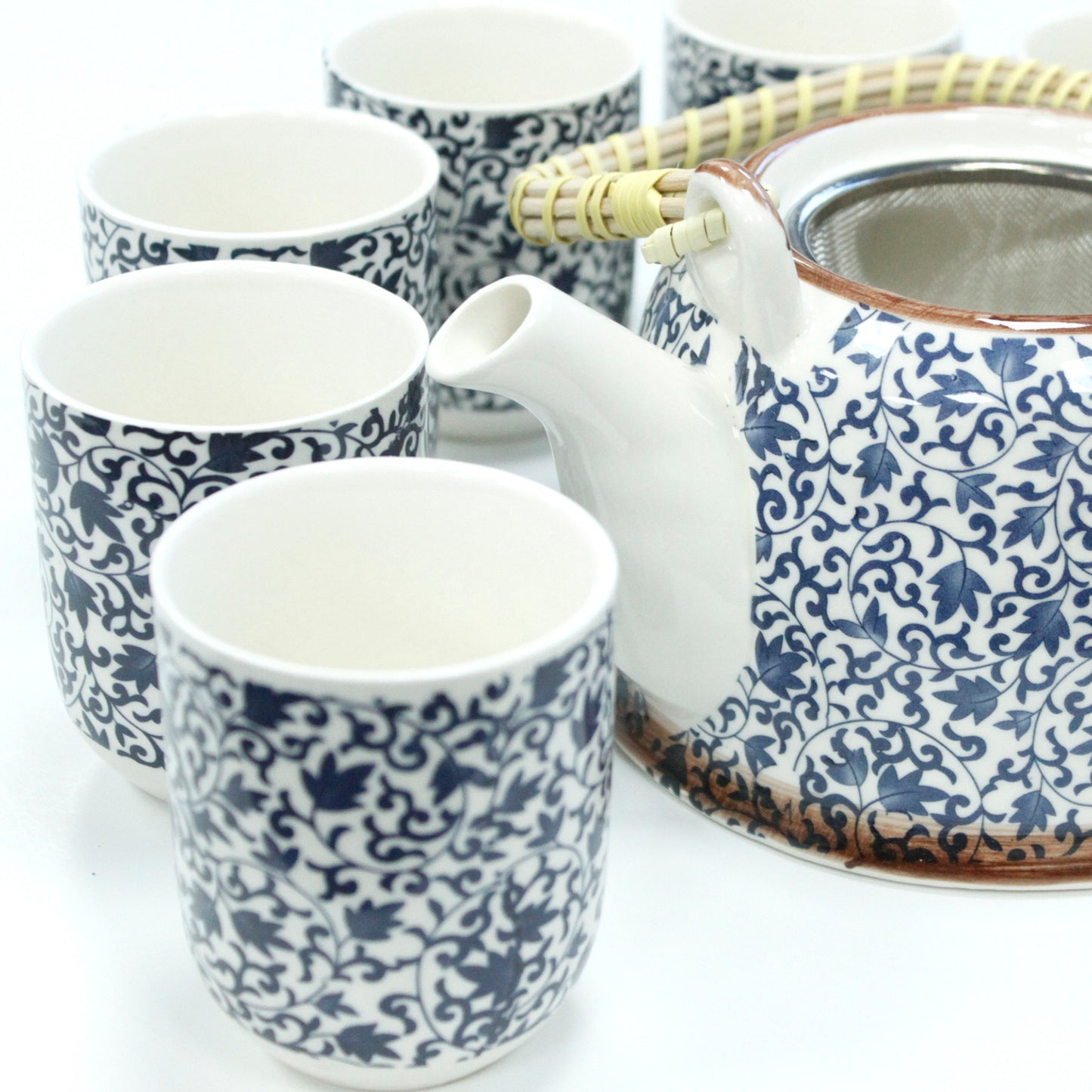 Set de tetera - Mosaico azul