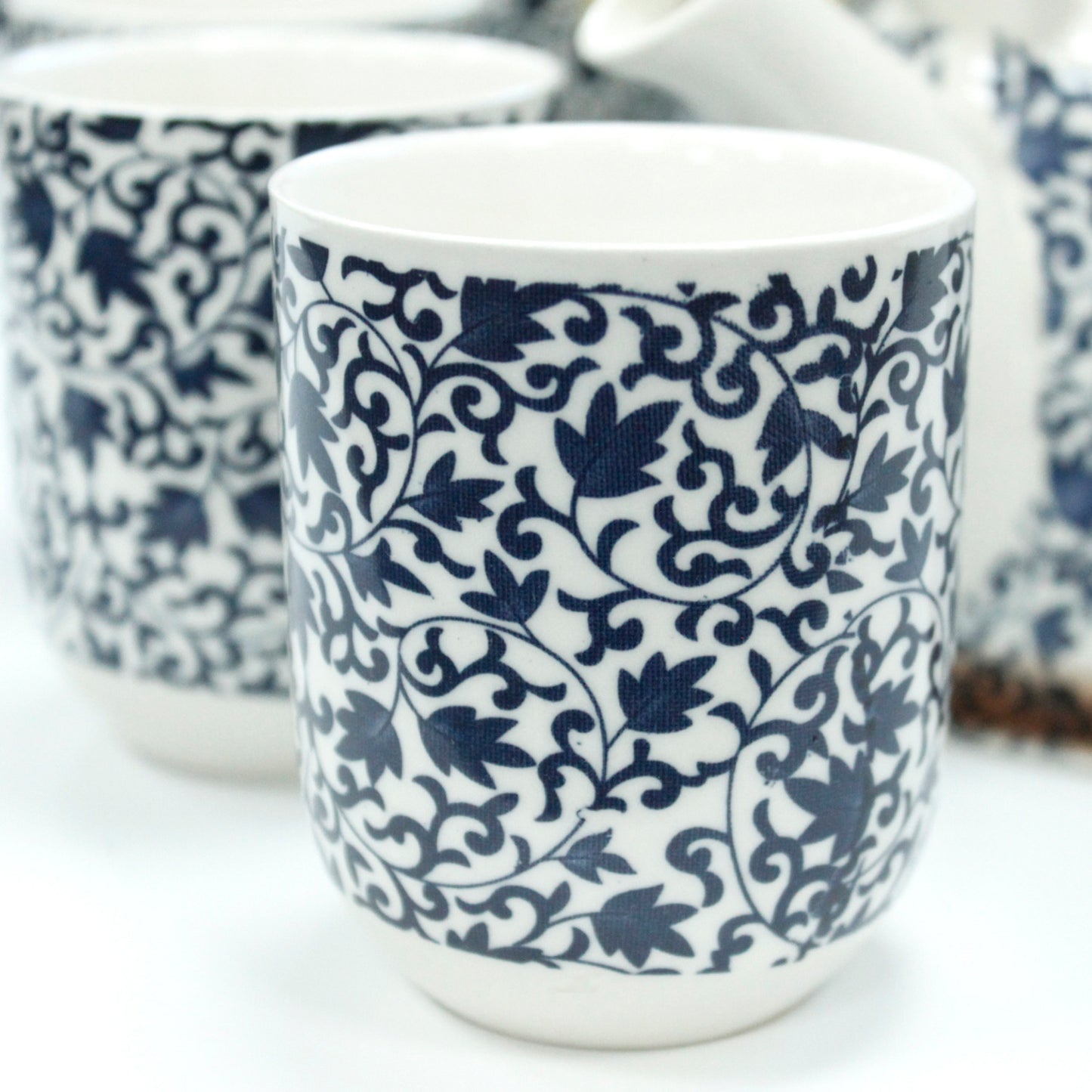 Set de tetera - Mosaico azul