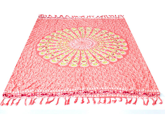 Pareo Rosa Mandala - 100 x 140