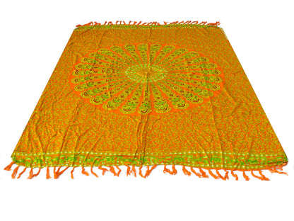 Pareos Mandela naranja lima 100 x 140