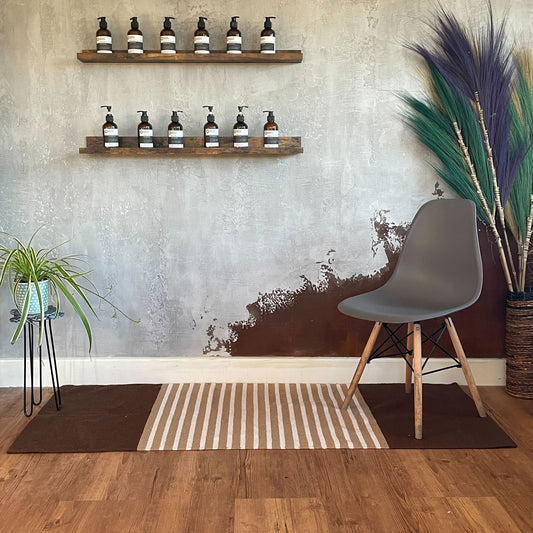 Alfombra India Marron