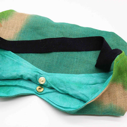 Bolso de hombro- Verde azulado