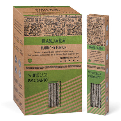 Set de 3 Incienso Palo Santo con Canela - Salvia Blanca - Sándalo